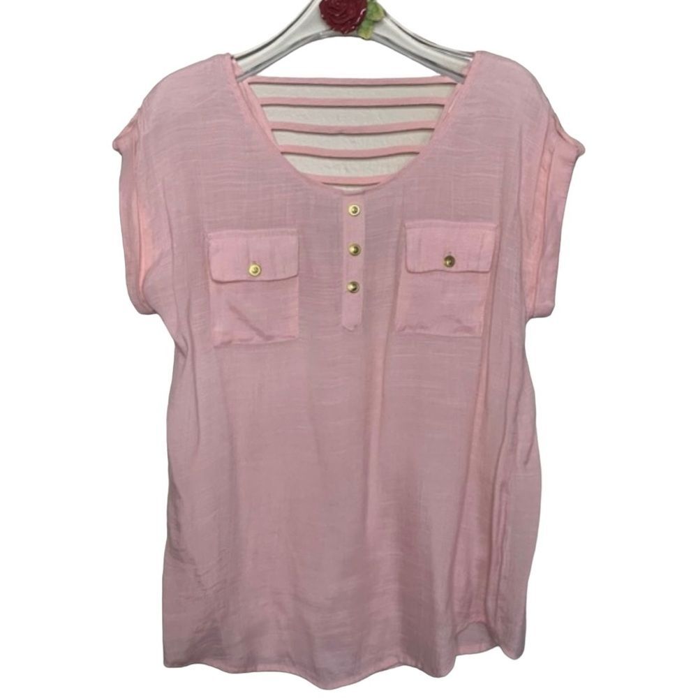 MINE Lightweight Strappy Back Design Deep Round Neckline